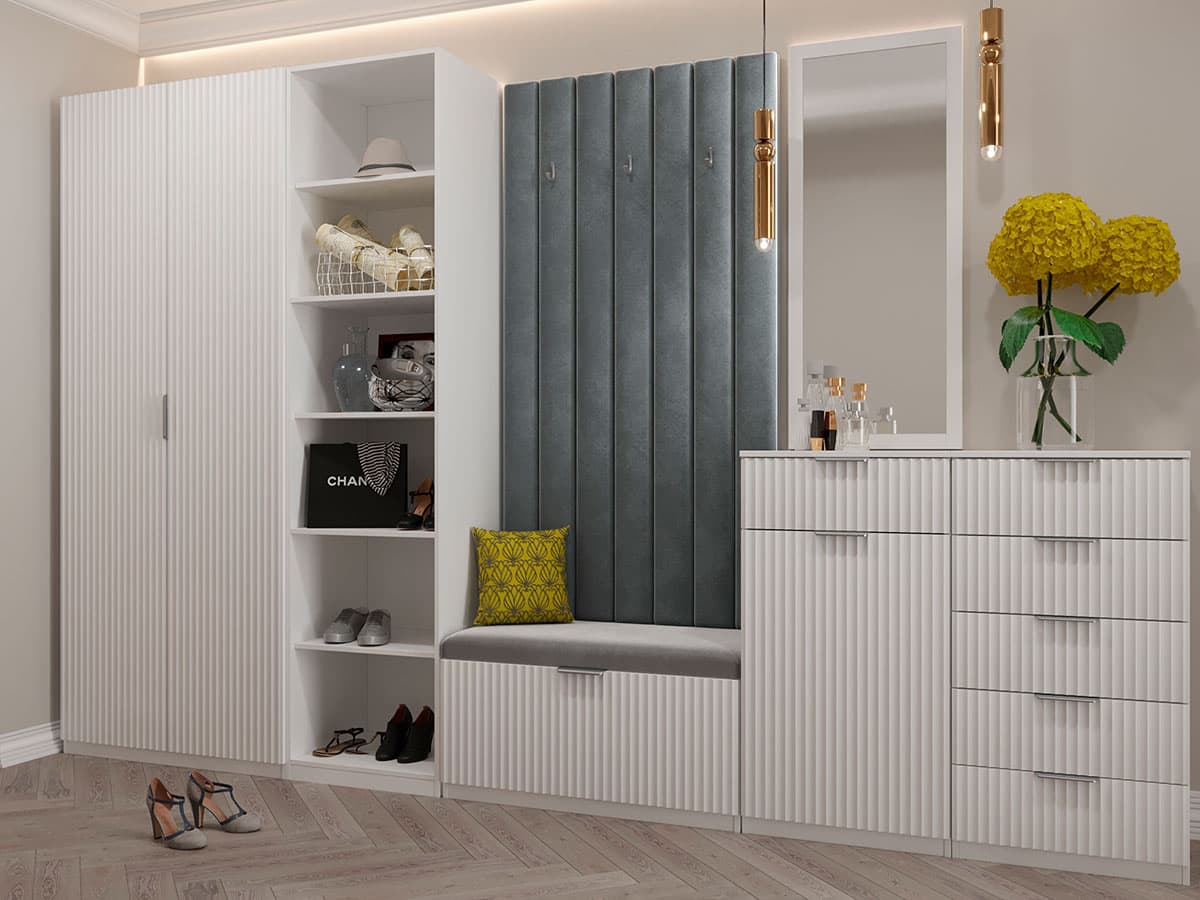 Вешалка Валенсия -2, темно-серый (крючки сатин)