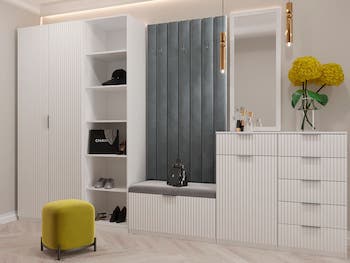 Вешалка Валенсия -2, темно-серый (крючки сатин)